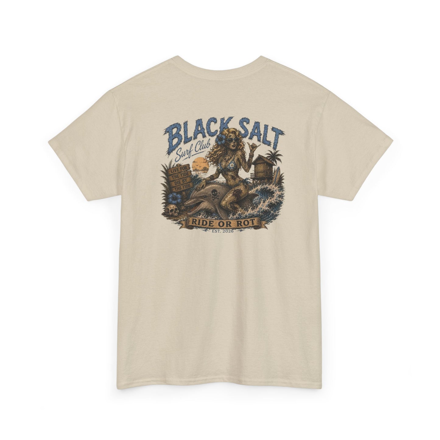Black Salt Surf Ride or Rot Tee