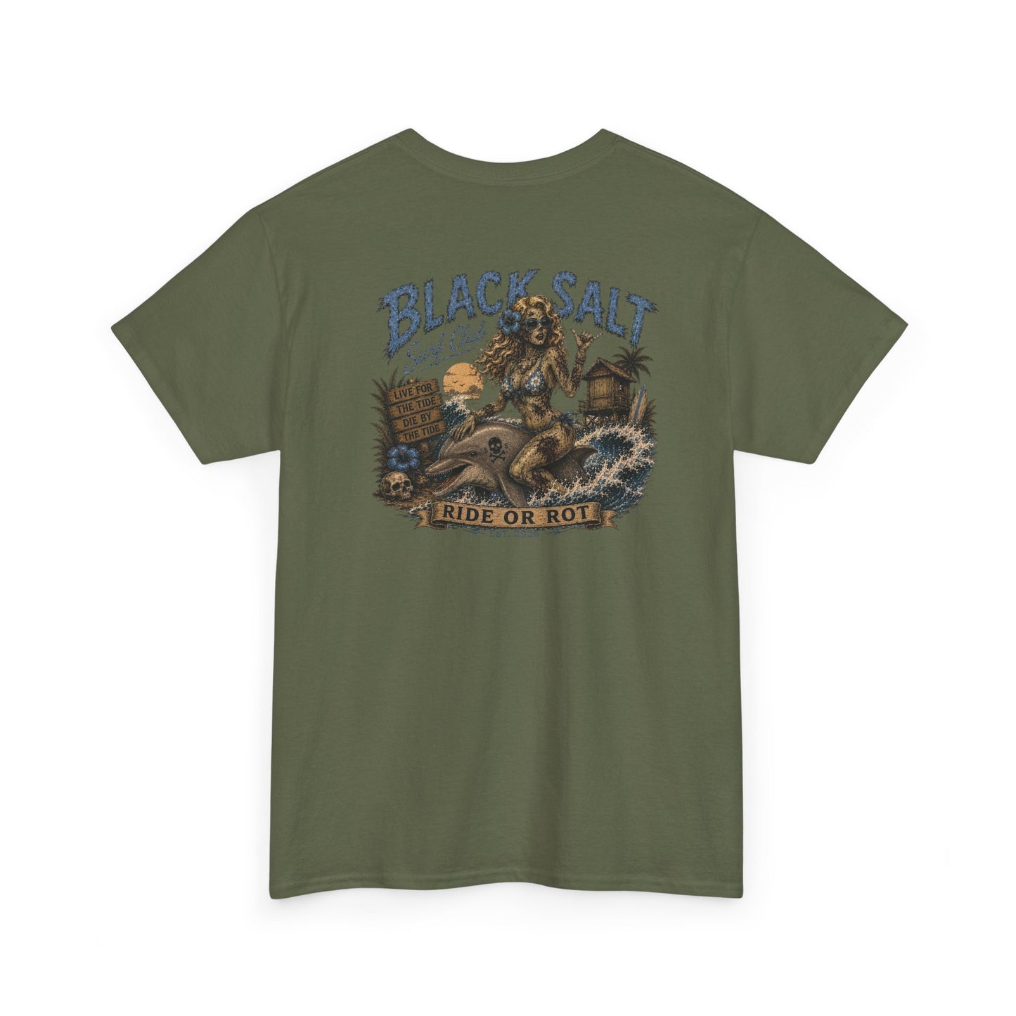 Black Salt Surf Ride or Rot Tee