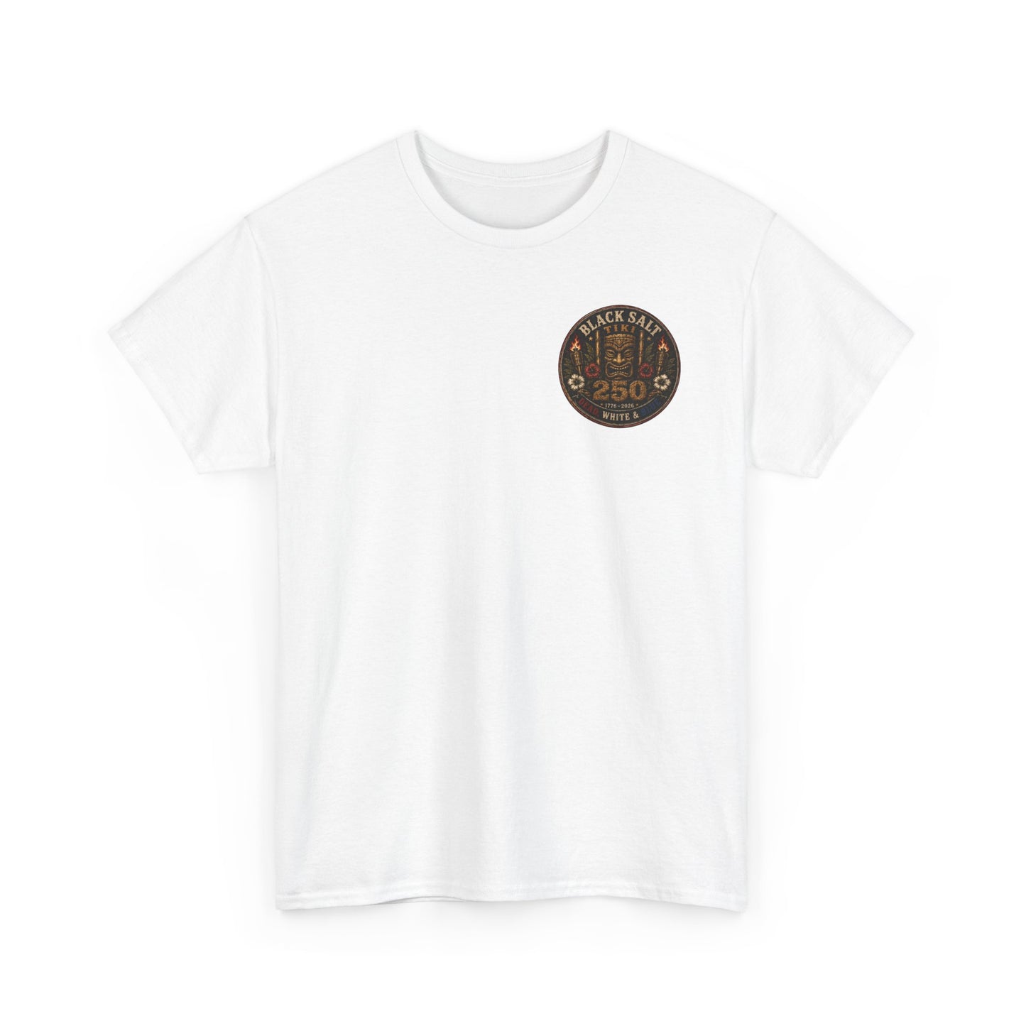 Dead, White & Blue Tiki T-Shirt – Black Salt Tiki