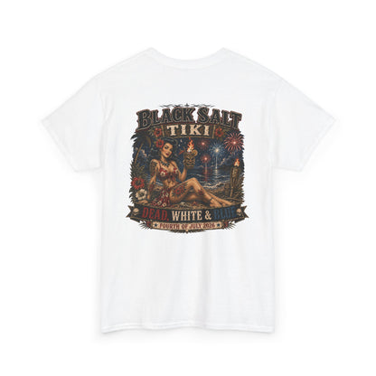 Dead, White & Blue Tiki T-Shirt – Black Salt Tiki