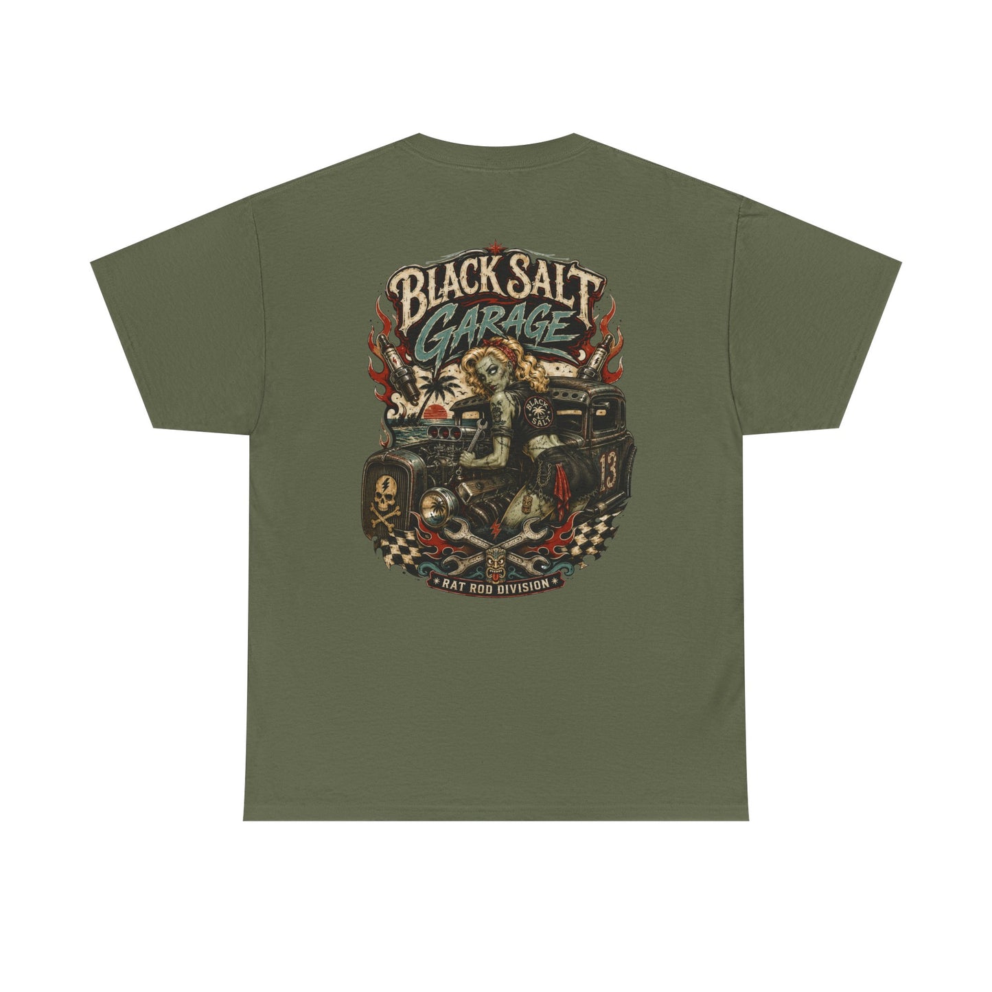 Black Salt Garage Rat Rod Division Tee