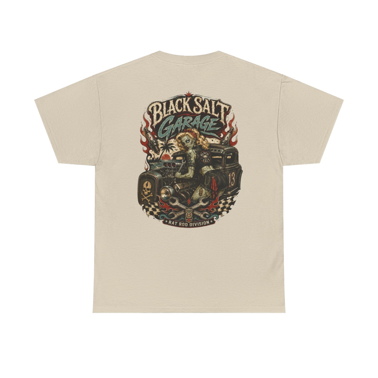 Black Salt Garage Rat Rod Division Tee
