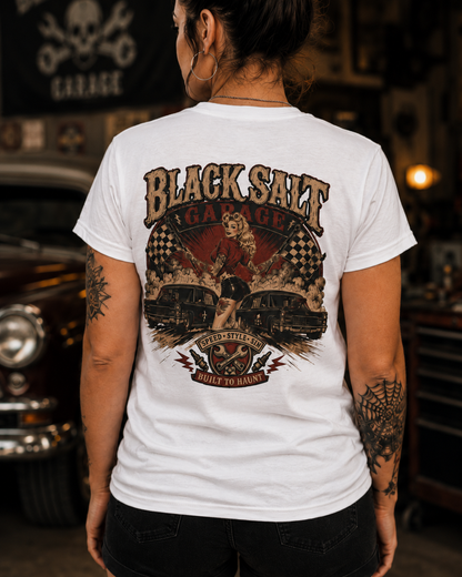 Black Salt Garage Built to Haunt Tee