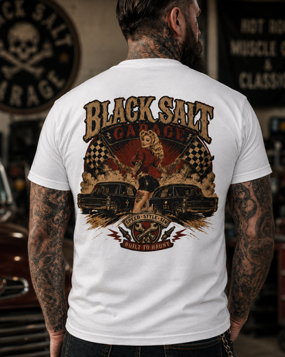 Black Salt Garage Built to Haunt Tee