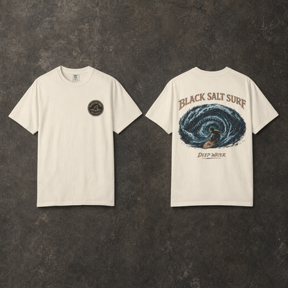 Deep Water Tee — Black Salt Surf