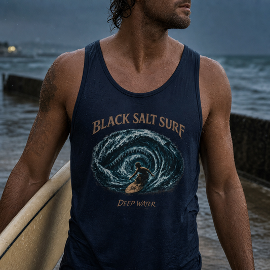 Deep Water Jersey Tank – Black Salt Surf