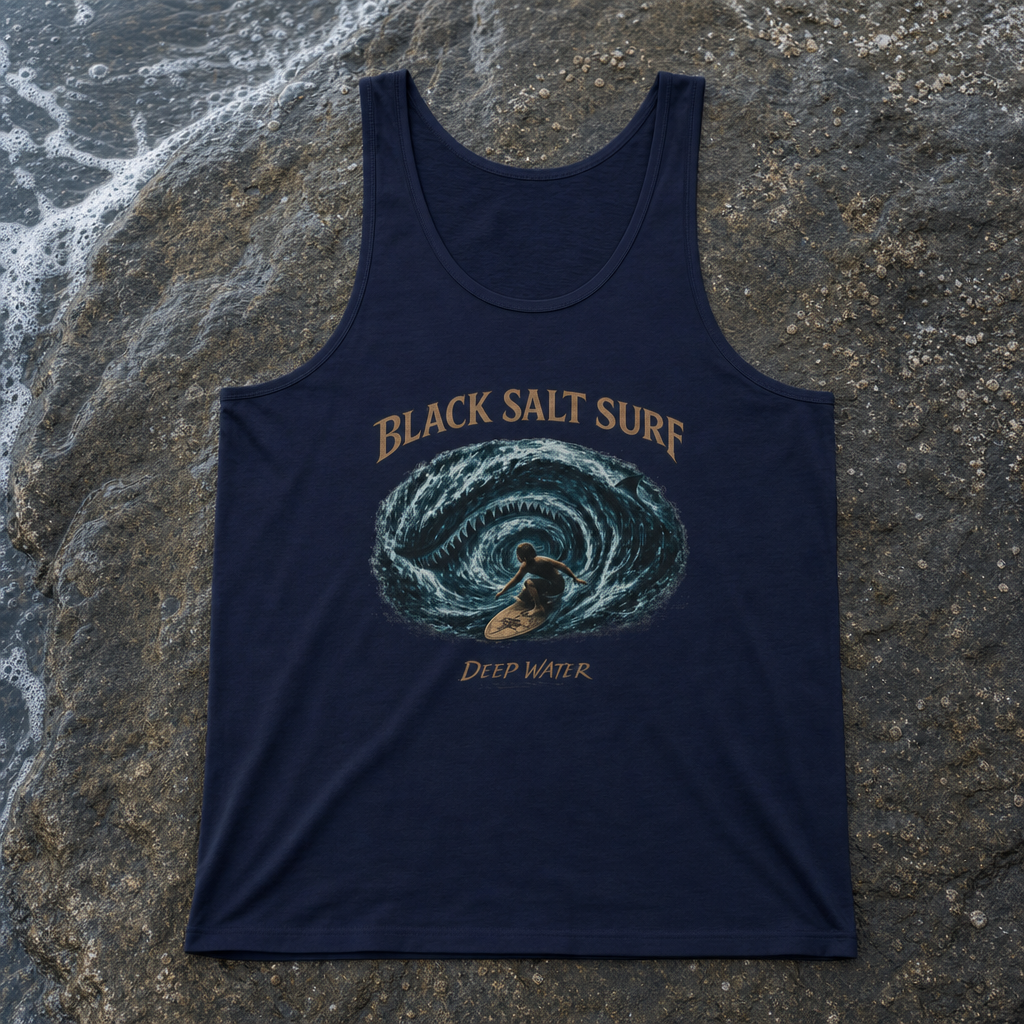 Deep Water Jersey Tank – Black Salt Surf