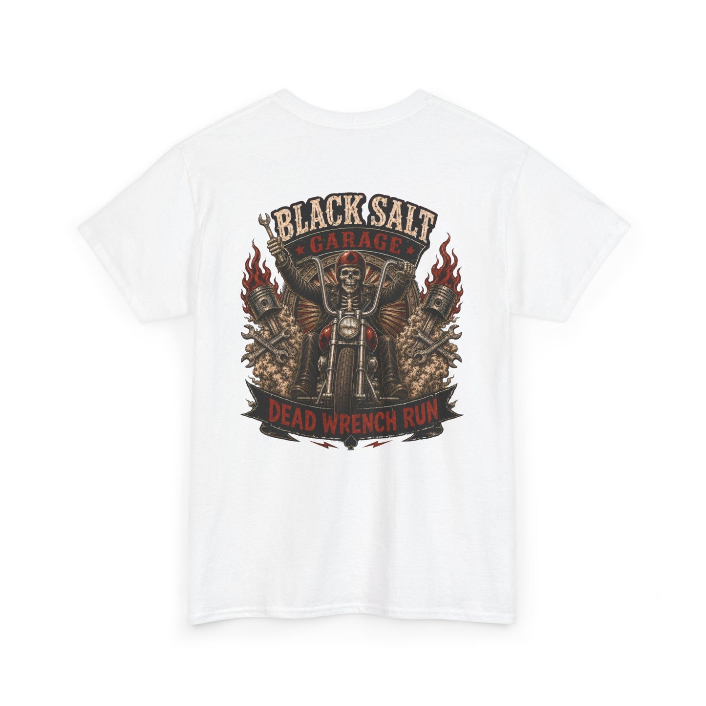Dead Wrench Run Black Salt Garage Shirt