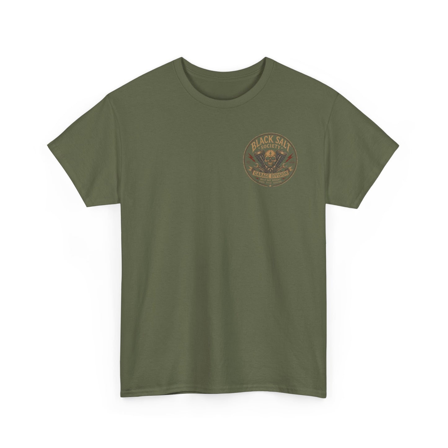 Dead Wrench Run Black Salt Garage Shirt