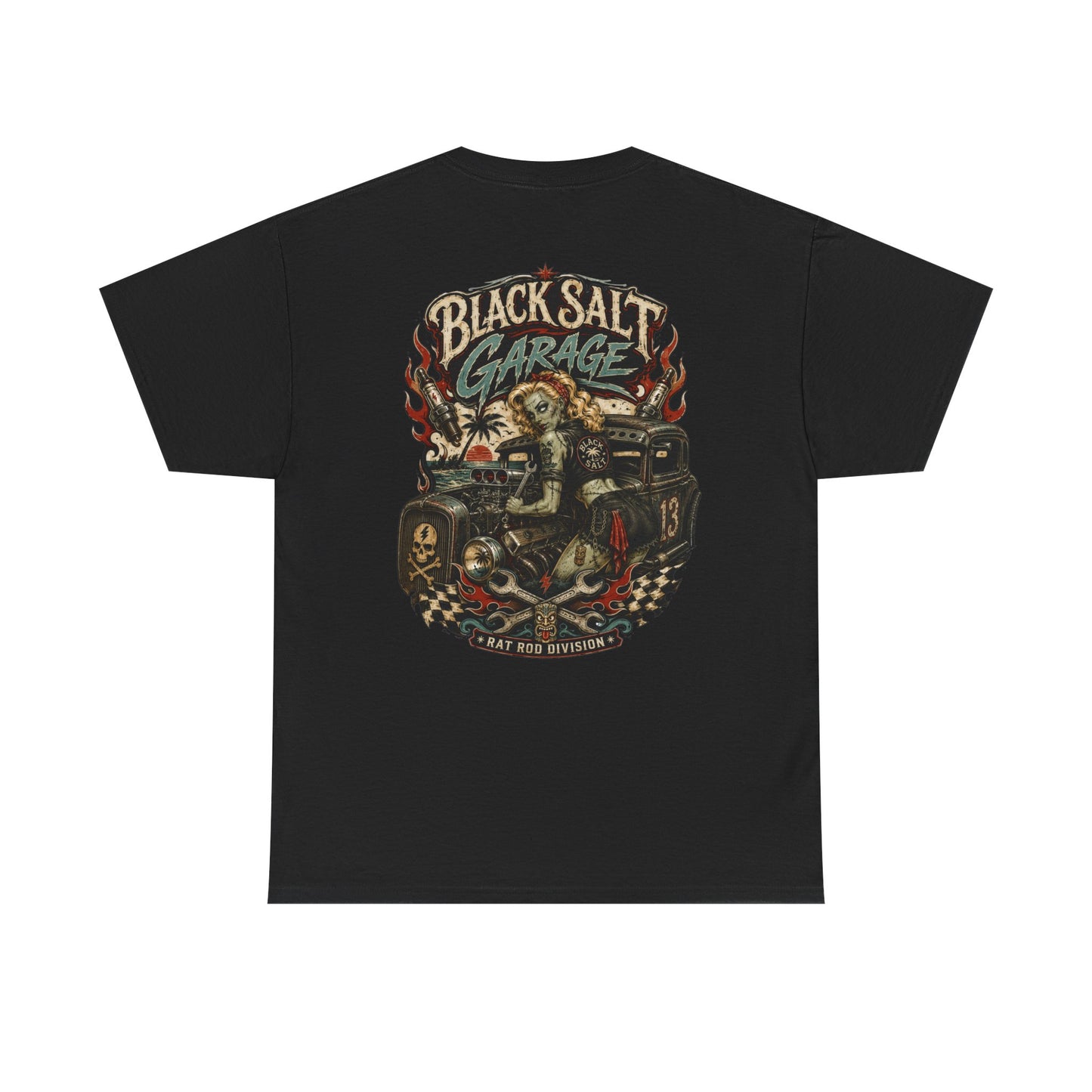 Black Salt Garage Rat Rod Division Tee