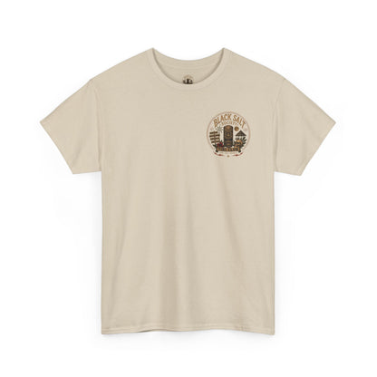 Zombie Beach Party Tee – Black Salt Tiki