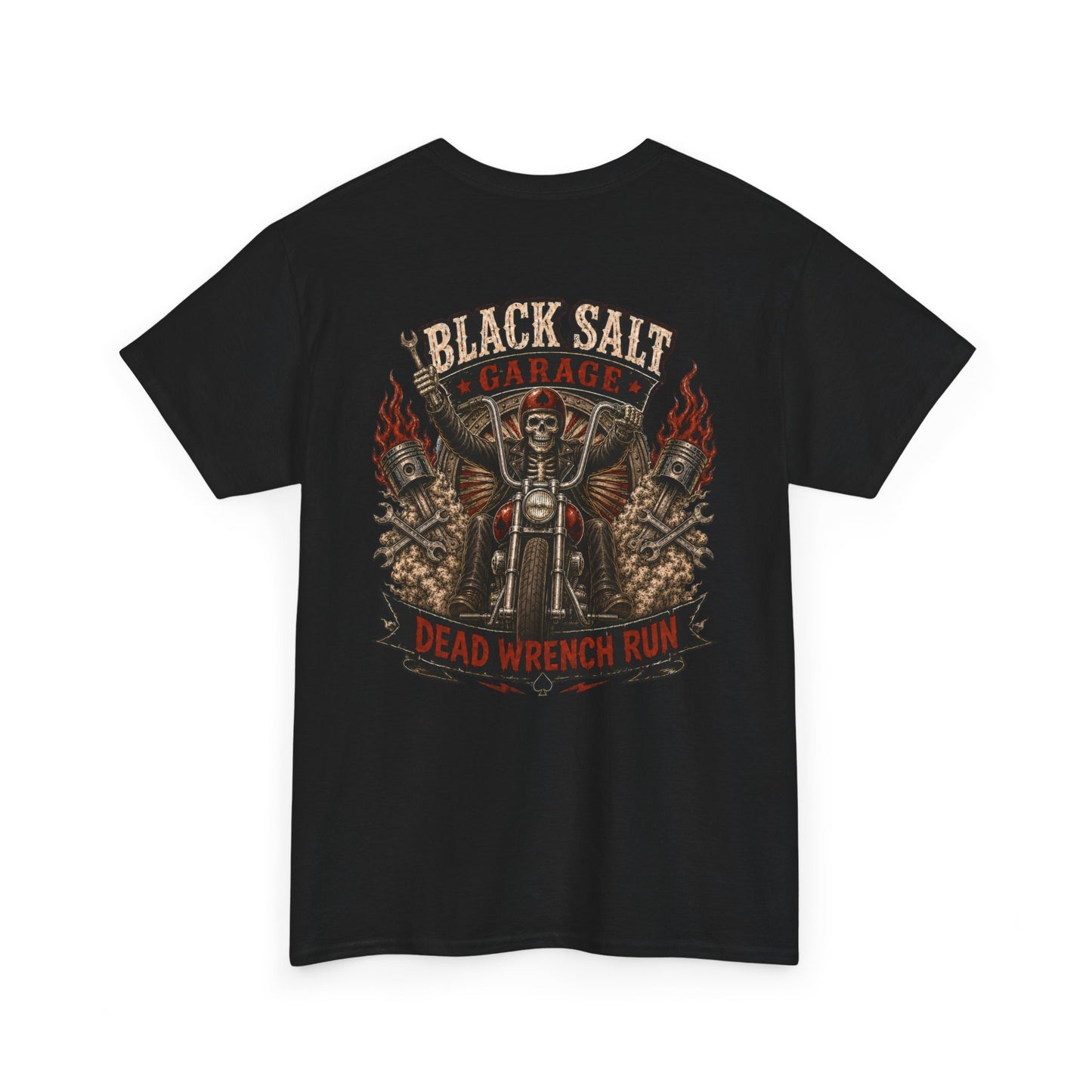 Dead Wrench Run Black Salt Garage Shirt
