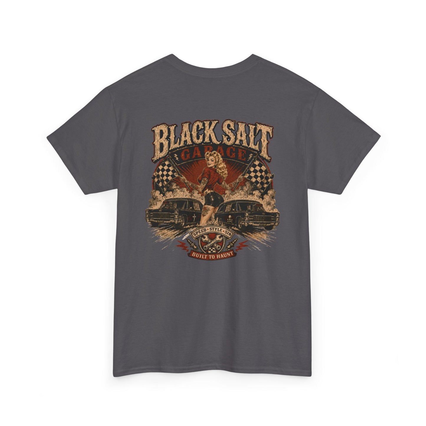Black Salt Garage Built to Haunt Tee