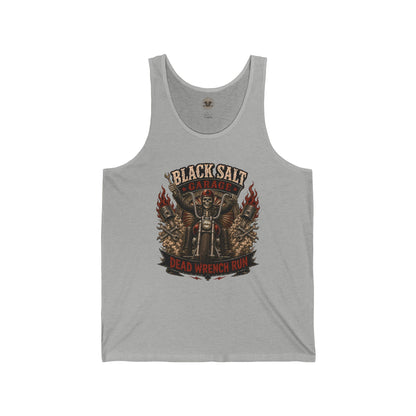 Dead Wrench Run Black Salt Garage Jersey Tank