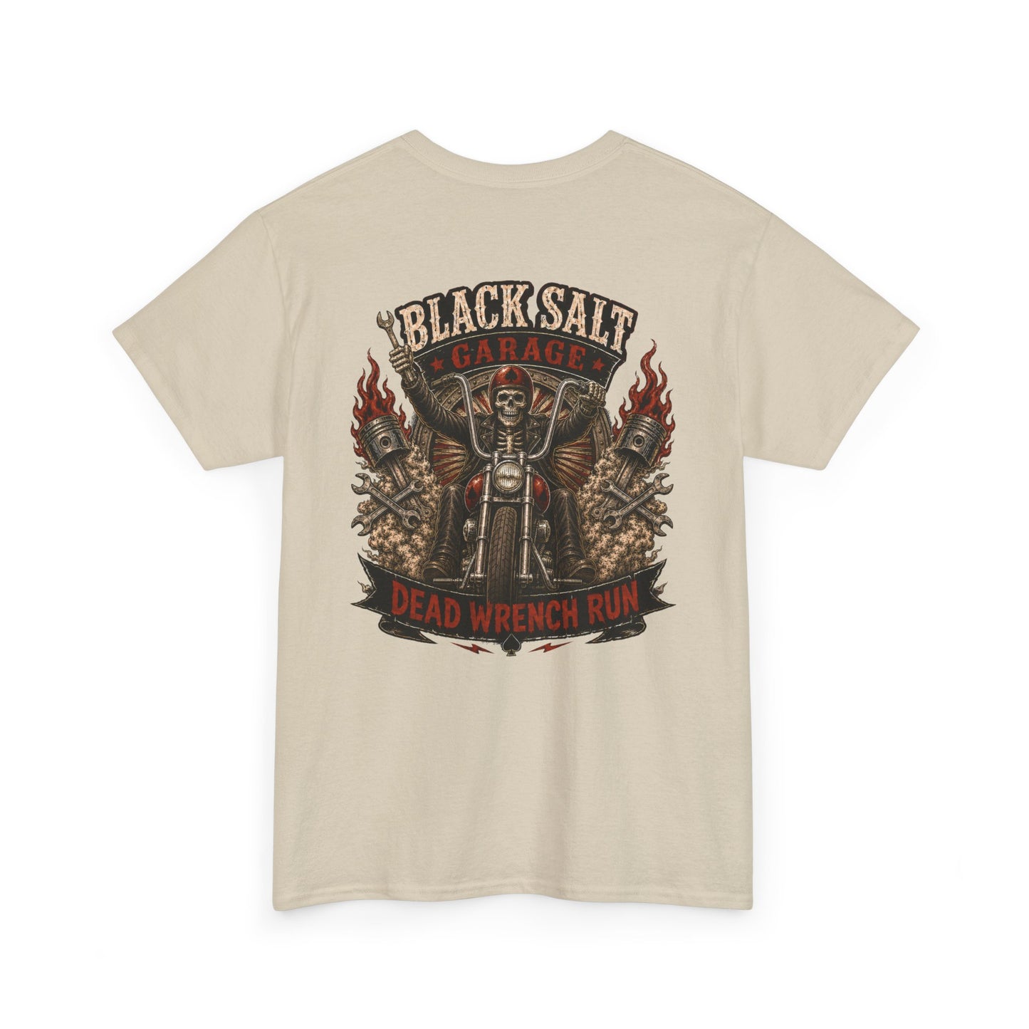 Dead Wrench Run Black Salt Garage Shirt