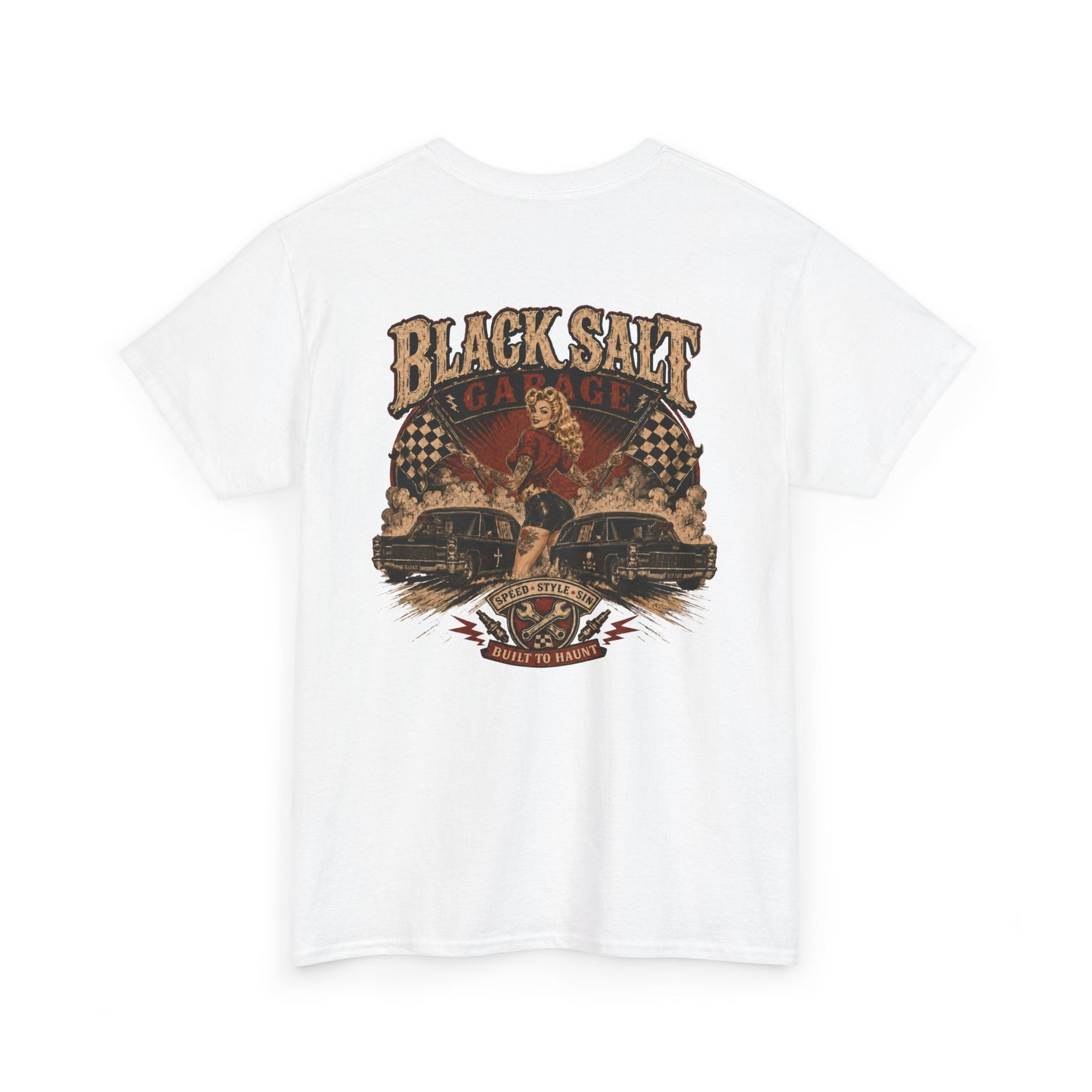 Black Salt Garage Built to Haunt Tee