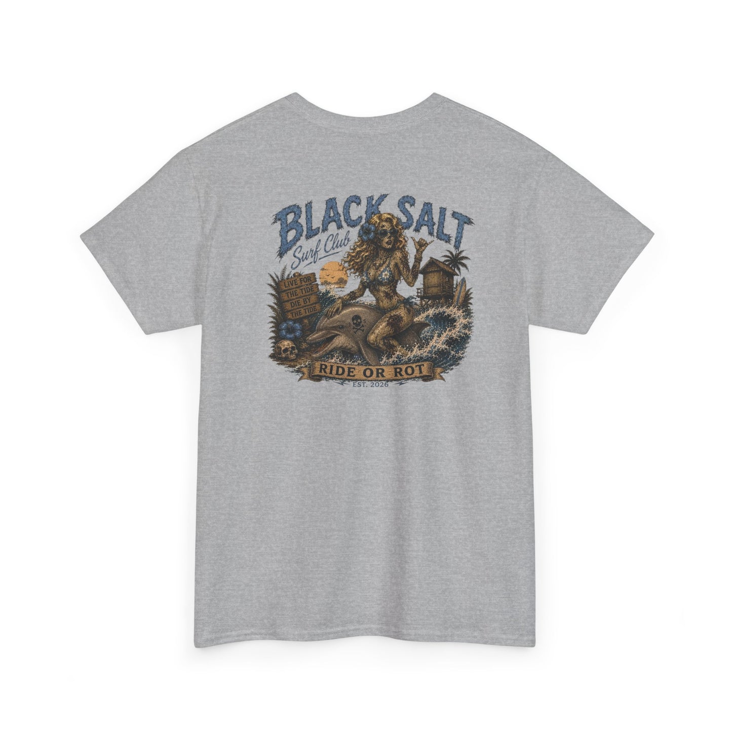 Black Salt Surf Ride or Rot Tee