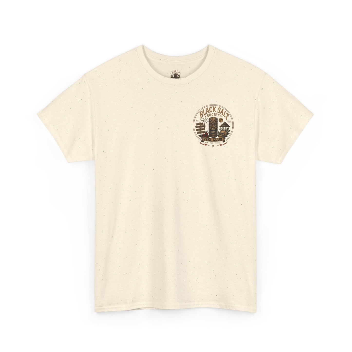 Zombie Beach Party Tee – Black Salt Tiki