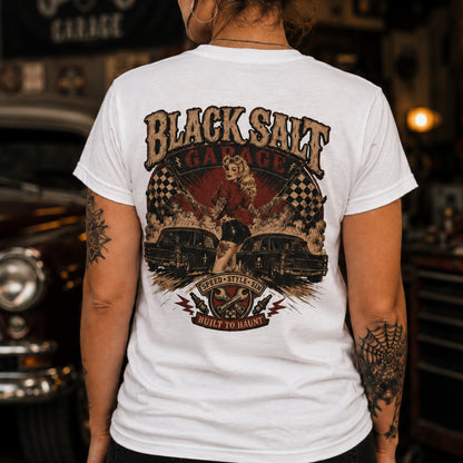 Black Salt Garage Built to Haunt Tee