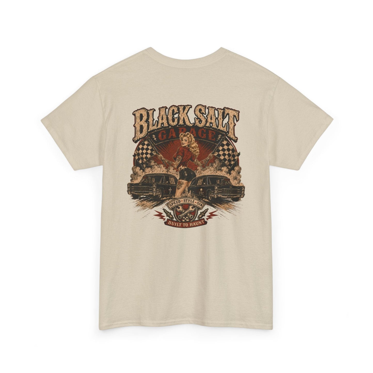 Black Salt Garage Built to Haunt Tee