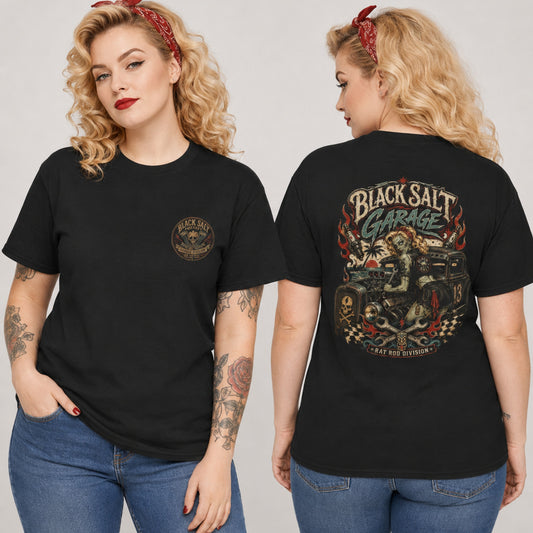 Black Salt Garage Rat Rod Division Tee