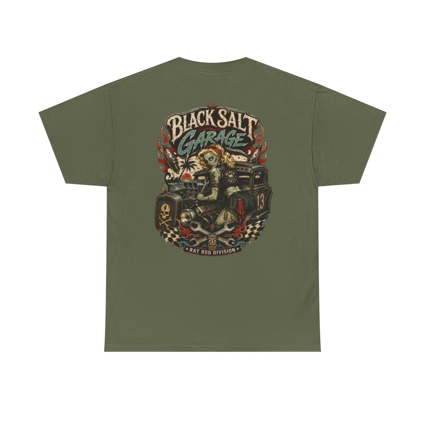 Black Salt Garage Rat Rod Division Tee