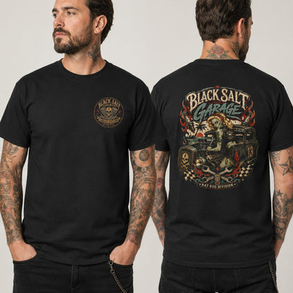 Black Salt Garage Rat Rod Division Tee