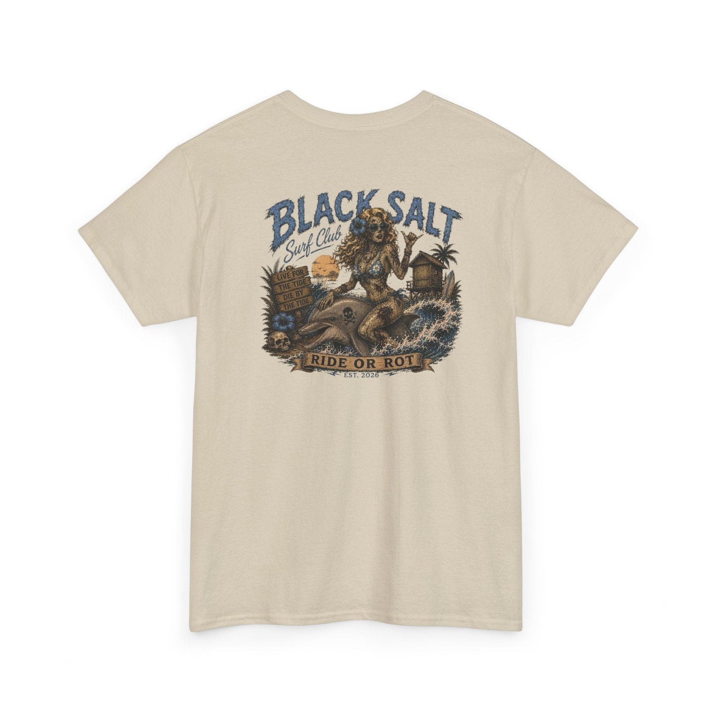 Black Salt Surf Ride or Rot Tee