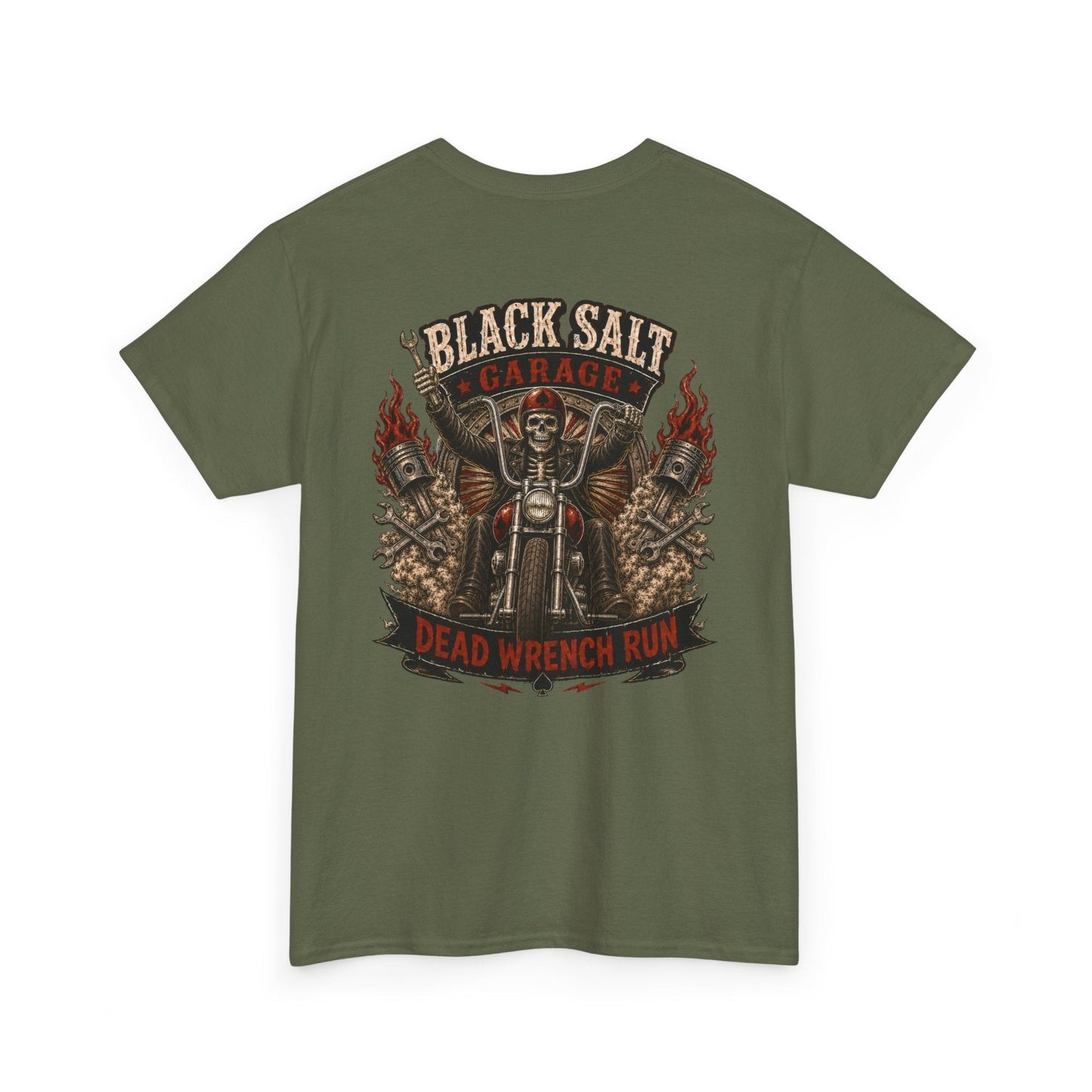Dead Wrench Run Black Salt Garage Shirt