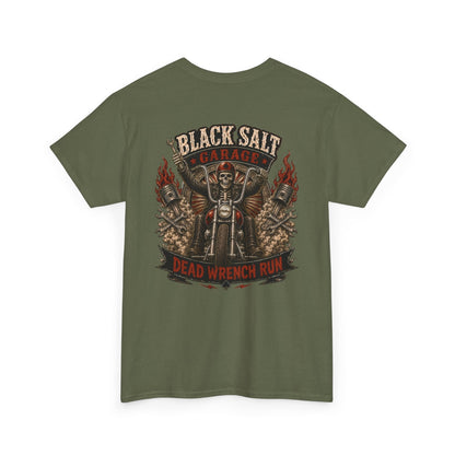 Dead Wrench Run Black Salt Garage Shirt