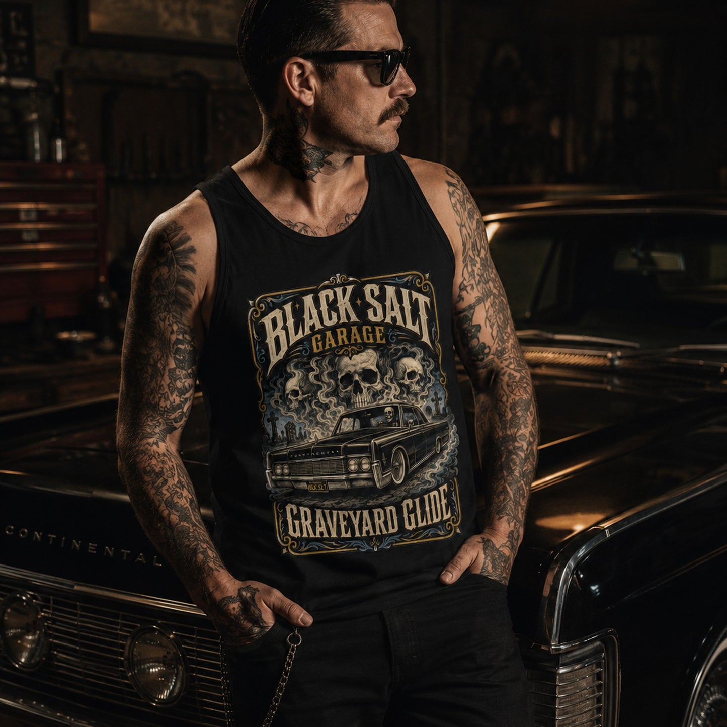 Graveyard Glide Jersey Tank – Black Salt Garage