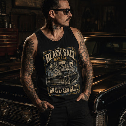 Graveyard Glide Jersey Tank – Black Salt Garage