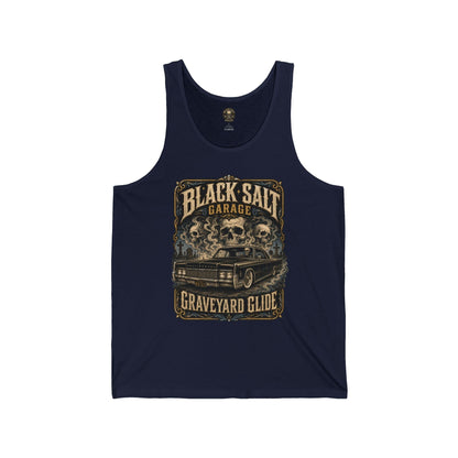 Graveyard Glide Jersey Tank – Black Salt Garage