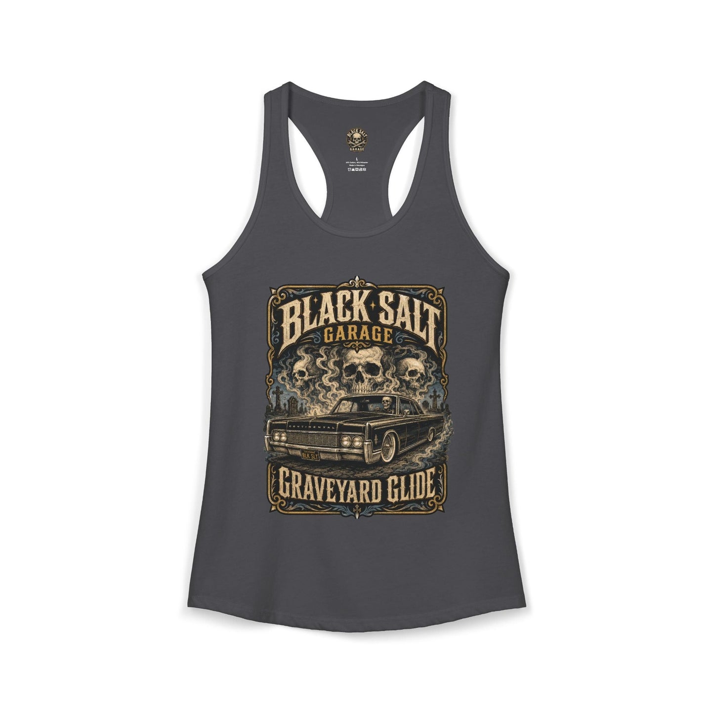Graveyard Glide Racerback - Black Salt Garage