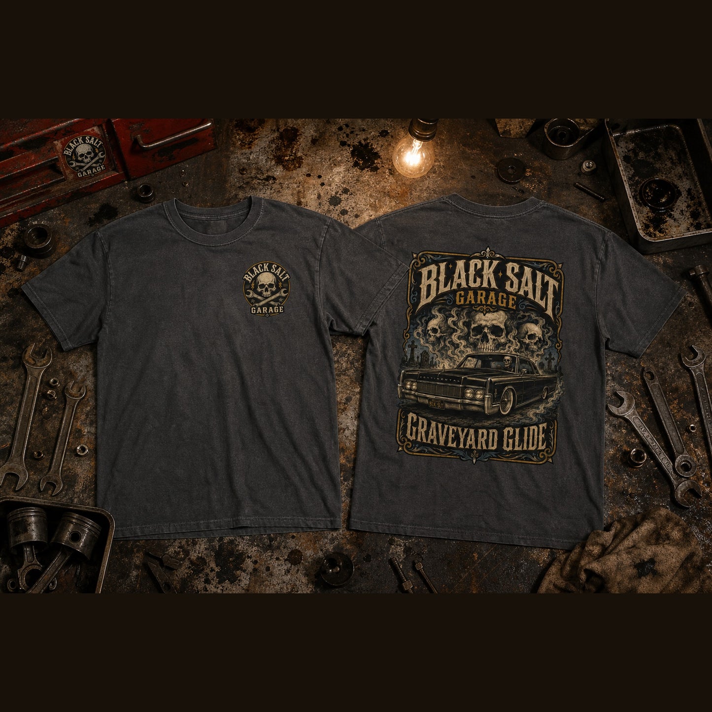 Graveyard Glide Tee – Black Salt Garage