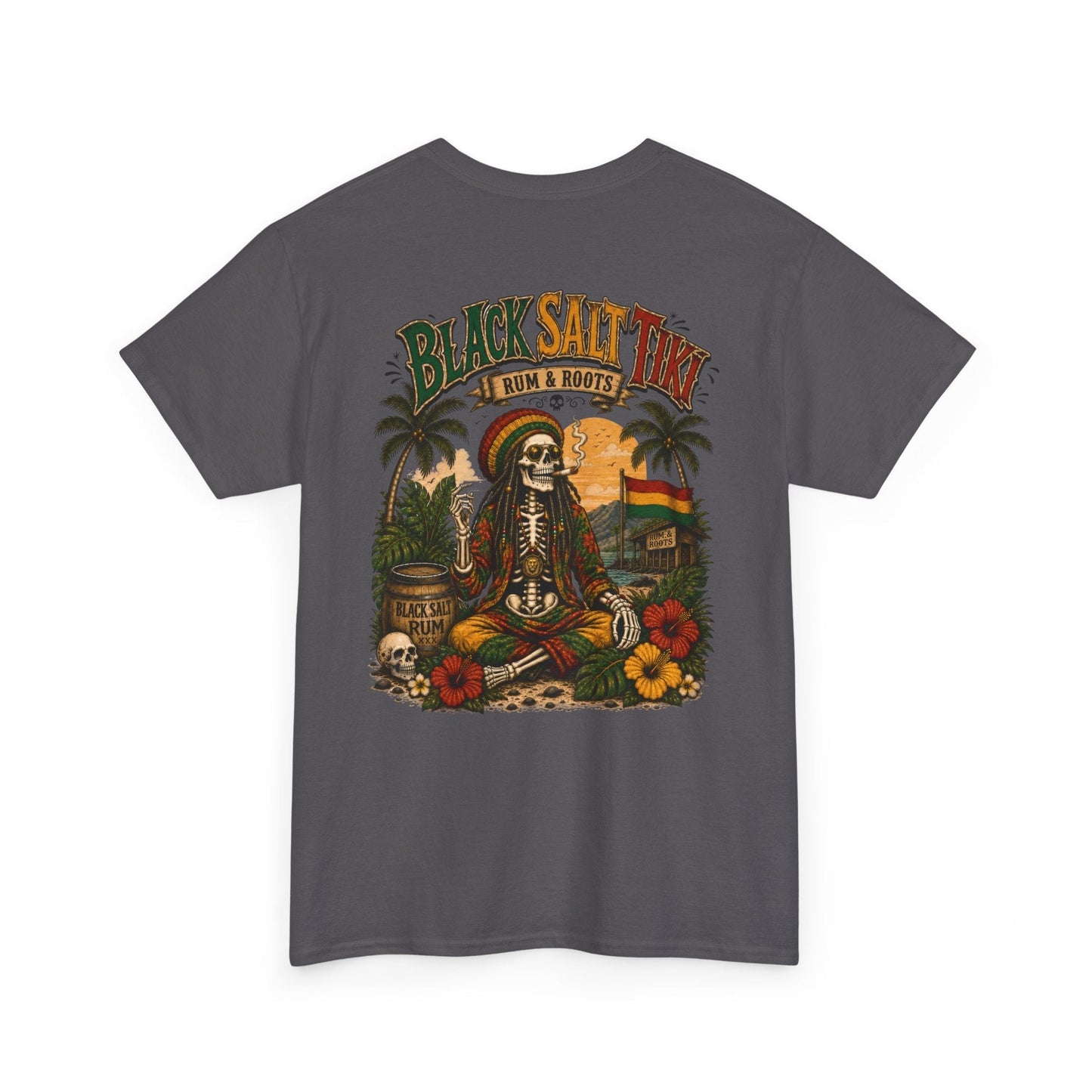Rum & Roots T-Shirt – Black Salt Tiki