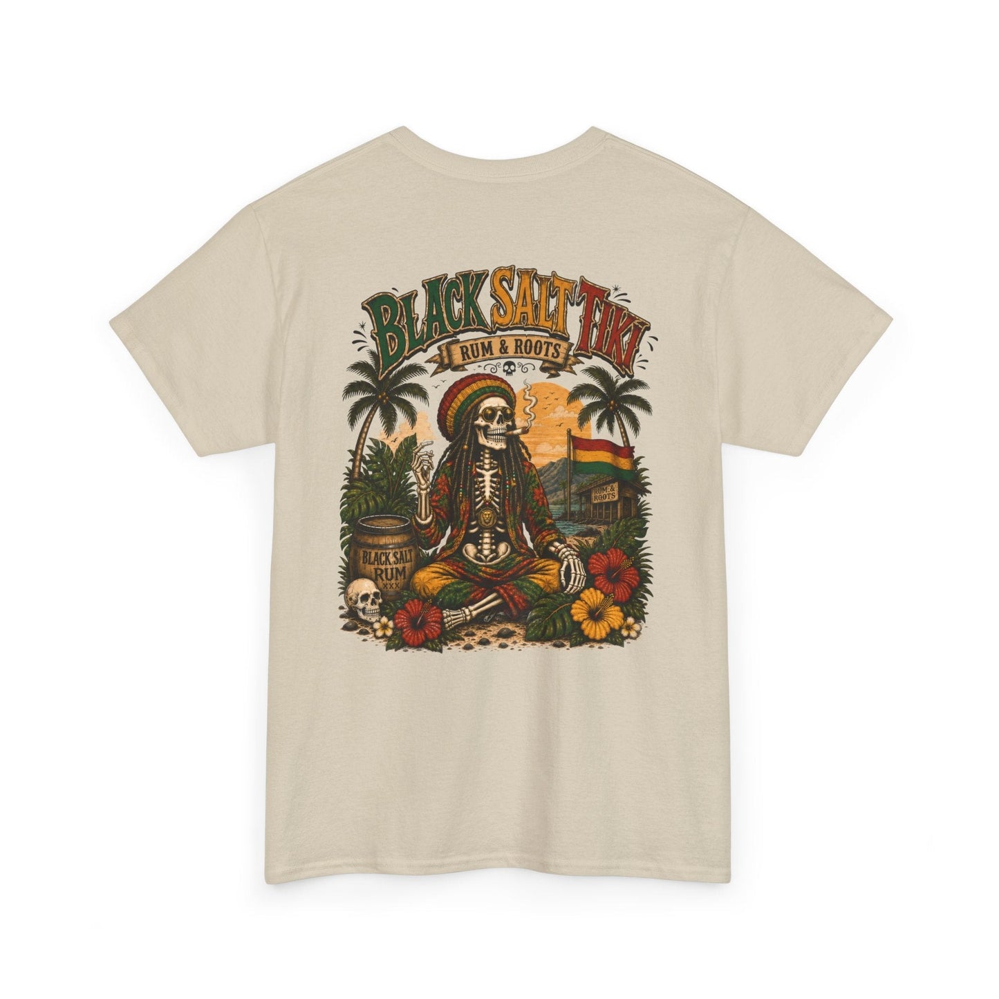 Rum & Roots T-Shirt – Black Salt Tiki