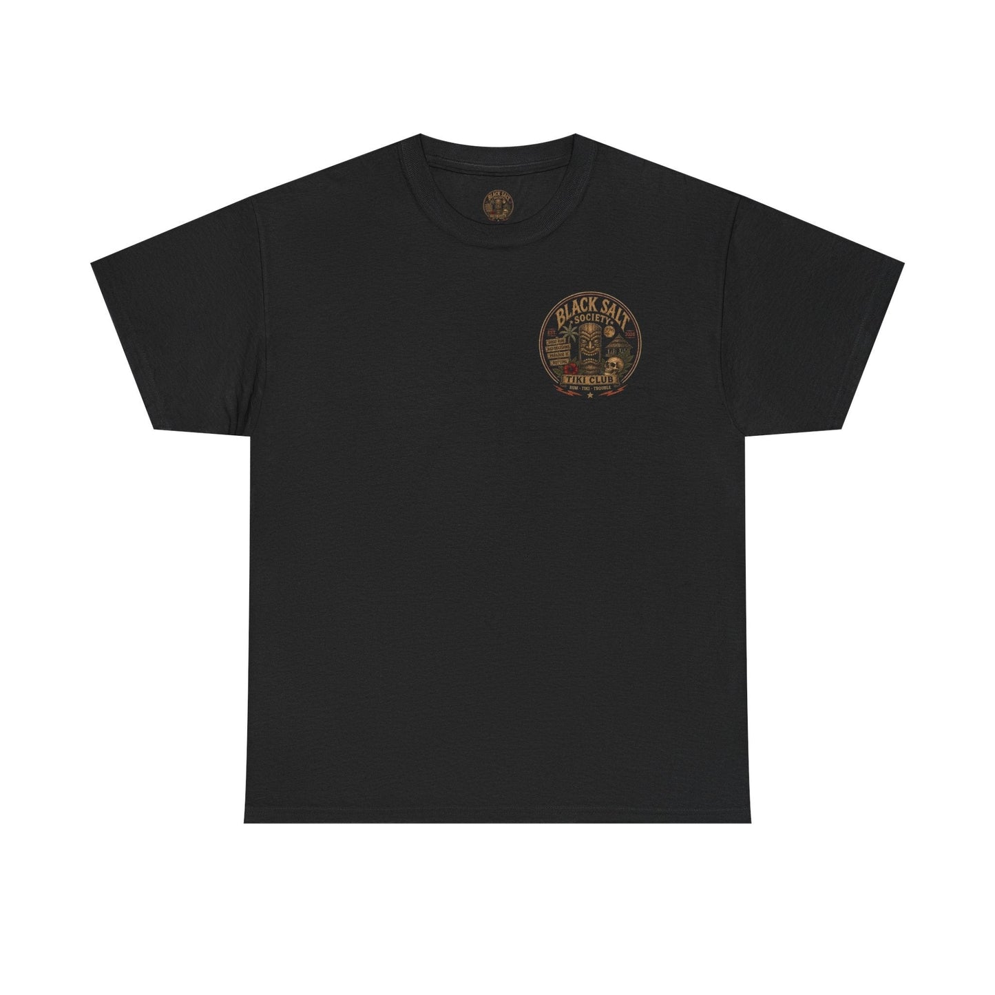 Zombie Beach Party Tee – Black Salt Tiki